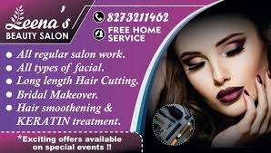 leenas beauty salon home services in