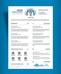 Clean And Professional Resume Cv Design Template Free Psd File