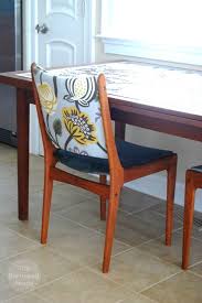 danish modern dining chair refurbish
