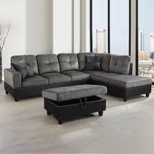 hommoo sectional sofa free combination