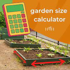 garden size calculator home for the