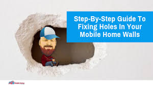 fixing holes in your mobile home walls