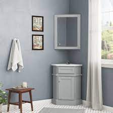 Small Corner Bathroom Sink Vanity Units