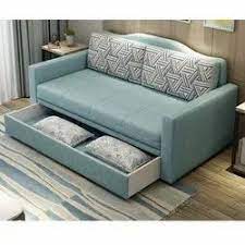 cotton 3 seater modern sofa bed for home