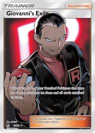 The team go rocket boss is the toughest pve battle in the entire mobile game, but. Giovanni S Exile Full Art Hidden Fates Pokemon Tcgplayer Com
