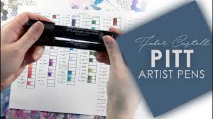 My Faber Castell Pitt Artist Pens Coloring Swatches