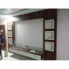 polished wall mount tv stand at rs 1500