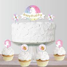 https://www.kroger.com/p/big-dot-of-happiness-rainbow-unicorn-birthday-party-cake-decor-kit-cake-topper-set-11-pc/0019437303699 gambar png