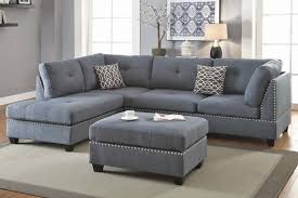 3 piece sectional sofa with ottoman