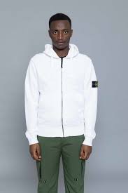 stone island zip hoo white outlet
