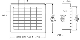 325 floor return air grille