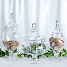 Glass Apothecary Jar Candy Jars