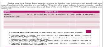 design your own fitness dance exercise