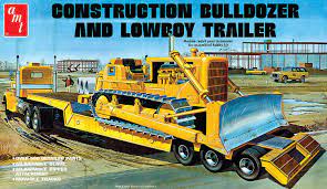 1 25 lowboy trailer bulldozer combo