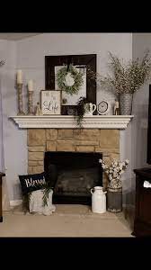 fireplace mantel decor