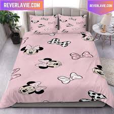 Minnie Mouse Pink Pattern Queen Bedding