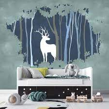 Magic Deer In Forest Self Adhesive