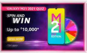 Lucky wheel quiz answers latest update 27th june 2021 guarantee 100% score from video quiz star, updated all 41 questions and answers. Amazon Galaxy M21 2021 Quiz Answers Today