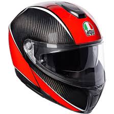 Agv Sportmodular Aero Carbon Red Helmet