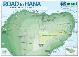 Located at the extreme southeast of the island of maui, the city of hana is like another island. Road To Hana Map Hawaii Guide
