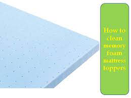 how to clean foam mattress