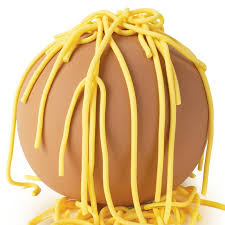giant meatball stress ball with