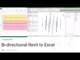 Flux Workflows Bi Directional Revit To Excel