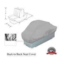 Waterproof Boat Back To Back Seat Cover