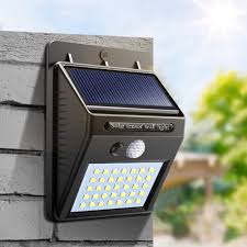 Night Light Solar Powered Led Wall Lamp Motion Sensor Solar Light Garden