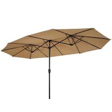 Double Sided Market Patio Umbrella