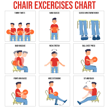 10 best chair gym exercises printable