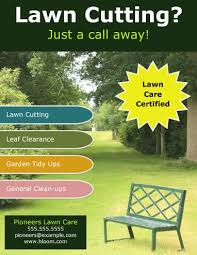 15 Lawn Care Flyers Free Examples Advertising Ideas