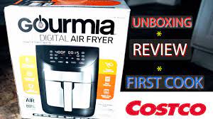 gourmia 7qt air fryer unboxing review
