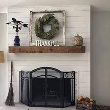 Rough Hewn Fireplace Shelf Mantel