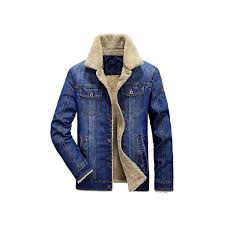 Denim Jeans Winter Jacket Plus Velvet Plus Asian Size M 6xl