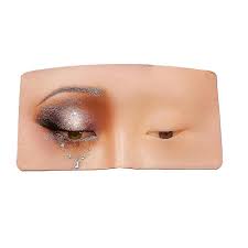 eyes makeup mannequin silicone board