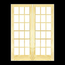 French Door W Clear Glass