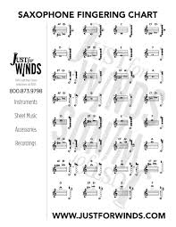 Print Free Fingering Charts For Saxophone Clarinet Flute
