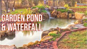 garden pond waterfall how to build