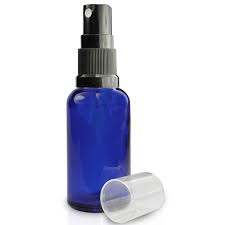30ml blue glass dropper bottle with