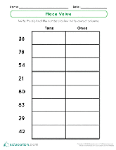 1st Grade Place Value Worksheets Free Printables