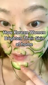 how do korean women brighten their skin