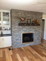 brick fireplace easy diy project