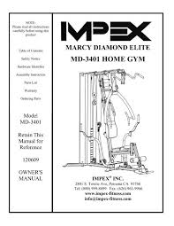 Md 3401 Impex Fitness