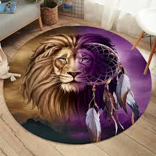 dream catcher lion carpet stylish lion