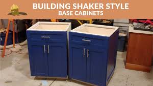 make shaker style kitchen base cabinets