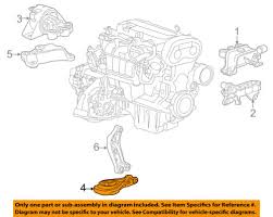 Details About Chevrolet Gm Oem Sonic Engine Motor Transmission Lower Trans Mount 95350019