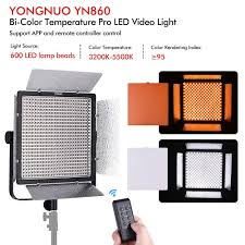 Yongnuo Yn860 3200k 5500k Bi Color Temperature Pro Led Video