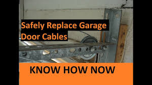 How To Replace Broken Garage Door Cable