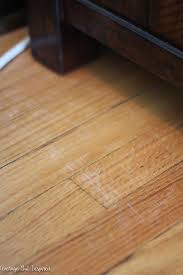 hardwood floor scratch repair